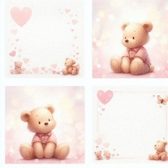 Cute Bear Journal Kit Junk Journal Kit Scrapbook Kit