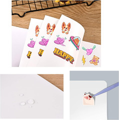 Reusable Sticker Collecting Book Storage Album with 40 Sheets Blank Release Pape