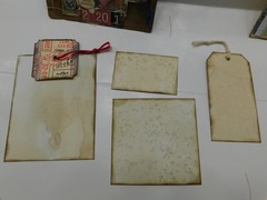 Junk Journal Add-Ons Handmade Tags Card Envelope File Clipboard Ephemera Set 8