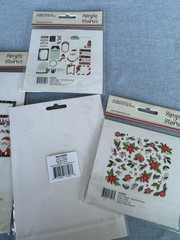 Lot of 5 Simple Stories Santa’s Village Embellishments – Scrapbook, Craft NIP
