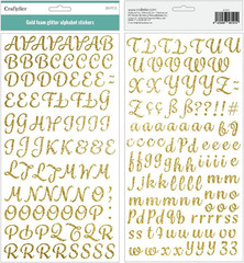 – Alphabet Puffy Stickers in Uppercase and Lowercase, Numbers and Special Charac