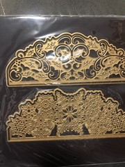 Anna Griffin Layered design die cut on magnetic storage sheet