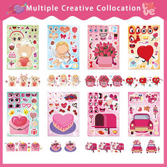 Make A Face Stickers 24 Sheets Kids Craft Holiday Party Favors Classroom Gift