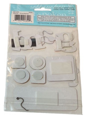 Grandpa Papa Grandfather Soft Spoken Embellishment Dimensional Sticker Scrapbook