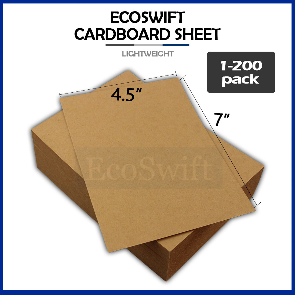 1-200 «EcoSwift» Chipboard Cardboard Craft Scrapbook Photo Pads Sheets 4.5″ x 7″