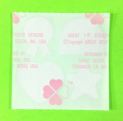 Vintage Prismatic Encouraging Words Award Great 7 Sticker Mod