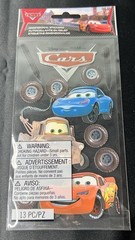 Disney Cars Dimensional Stickers Lightning McQueen Mater Sally Scrapbook 13 Pcs