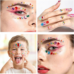 7560Pcs Gem Stickers – 20 Sheets Self-Adhesive Rhinestone Acrylic Bling Jewels f