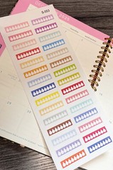 Exercise, Health, Healthy , Fitness:Handmake Erin Condren Planner Sticker