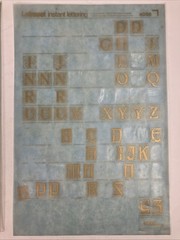 Letraset GOLD 84/96/120pt Helvetica, 36pt Old English, 48pt Times Etc – 8 Sheets