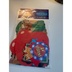 2000 Primary Colors Back to School Scrapbooking Borders & Die Cut Embellishments