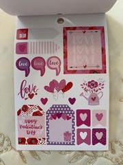 RECOLLECTIONS VALENTINE’S DAY STICKERS 216 PC STICKERS 12 SHEETS ROMANCE
