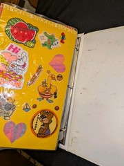 Vintage 1980s Sticker Book Album Lisa Frank Gremlins Strawberry Shortcake Etc