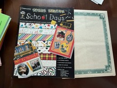 Huge Lot of Scrapbooking Art Supplies Mixed Lot Stickers Tools Paper & More