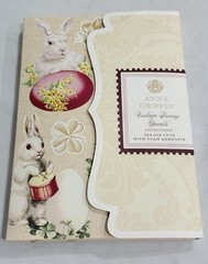 2019 Anna Griffin AG708 «VINTAGE BUNNY DIECUTS» Easter with Folio Box 253-Pcs