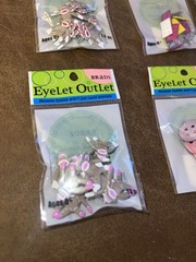Eyelet Outlet Brads Lot of Girls Baby NEW 6 packs Card Making Scrapbooking