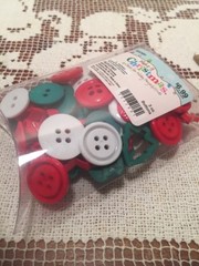 Make it Christmas Buttons and parts for Holiday Projects