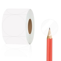 500 Pcs Clear Retail Package Seals 1.5Inch Round Circle Wafer Seal Sticker