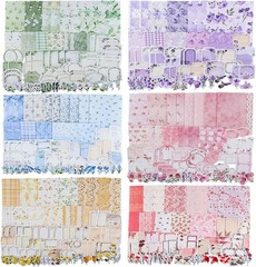 Vibrant Floral Scrapbook Stickers & Papers Set – 480 Pcs for Endless Creativity