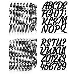 336 Pcs Waterproof Letter Stickers – Self-Adhesive Alphabet Decals for DIY, Mail