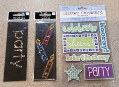 HAPPY BIRTHDAY THEMED STICKER LOT 22 UNOPENED PACKAGES!