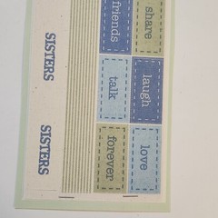 NEW Lot 8 MME Adhesive Twill Scrapbooking Kit Titles Word Labels Ribbon -G