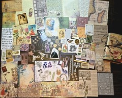 Junk Journal Kit Vintage Style Paper Stickers Tags Tickets Images Ephemera Craft