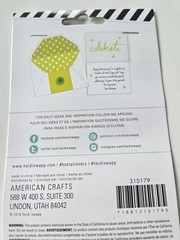 Heidi Swapp Stationery Epoxy Sticker Buzz Words – Celebrate – Lime Green 17pcs