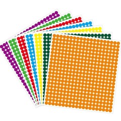 11760Pcs Small Colored Dot Stickers, 1/4″ Rainbow Colored Coding Labels Tiny …