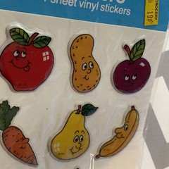 Vintage American Greetings Puffy Monsters Googly Eyes Stickers 1982 SEALED Rare