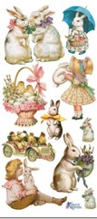 Violette Stickers Easter Party Bunny Rabbit Crafts Planner Supply Scrapbook