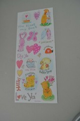 Scrapbook Stickers – 5 Sheets – by David Walker