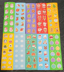 Mini Christmas Stickers package with 100 pages (sealed)