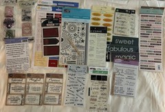 Inspirational Quotes Words Wire Rhinestone Marcella DaisyD’s Scrapbook Lot NEW