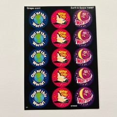 TREND Scratch n Sniff Scented Sticker LOT Peppermint Strawberry Chocolate NEW