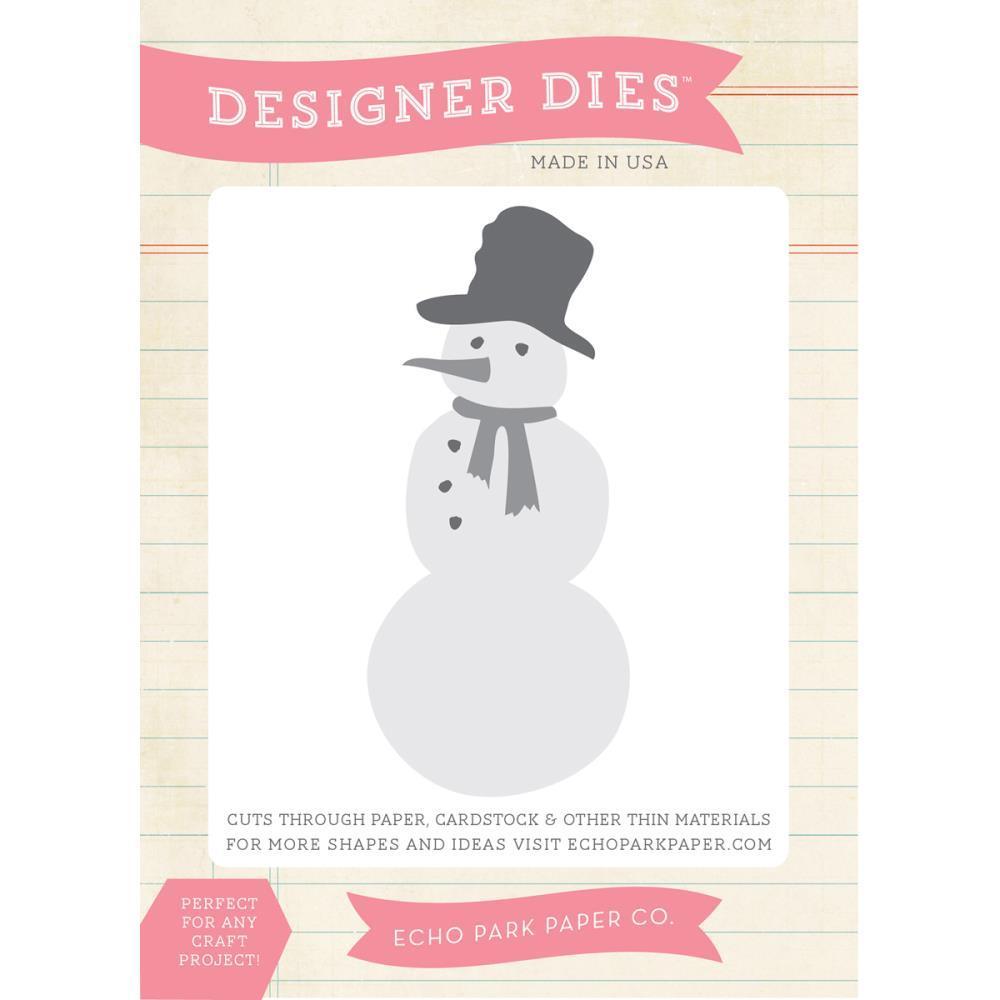 Echo Park Designer Dies BUILD A SNOWMAN Steel Dies Scrapbooking