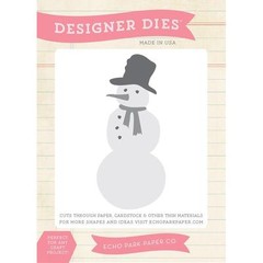 Echo Park Designer Dies BUILD A SNOWMAN Steel Dies Scrapbooking