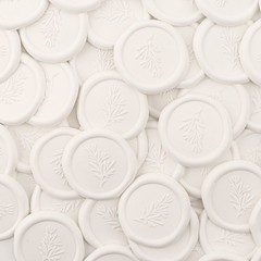 25Pcs Rosemary Style Wax Seal stickers Self Adhesive Envelope Seal Stickers