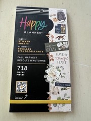 LOT of 5 Happy Planner NEW Sticker Books-Fall-Christmas-Tropical-Animal-Sewing