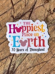 Sticker Pack | Disneyland | 70th Anniversary | Clear