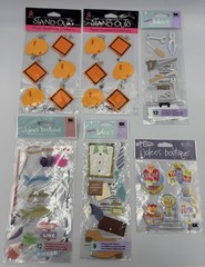 NEW Jolee’s + ProvoCraft Sticker Lot – 6 Items – Father’s Day Fishing Handyman