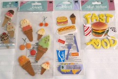 SUMMER FUN! FAST FOOD ! HAMBURGER, ICE CREAM, SHAKE, CONES