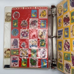 Vtg 1980s Small World Sticker Book Sanrio Scratch Sniff Hello Kitty 10 Pgs Album