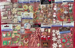 YOU CHOOSE – RARE & RETIRED COLLECTABLE CHRISTMAS HOLIDAY 3D Stickers -SANDYLION