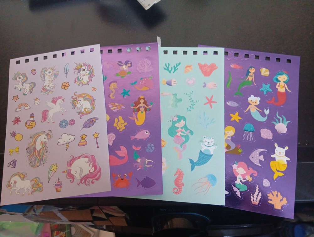 4X STICKERS FOR SCRAPBOOKING/JOURNALS 18X12 CM (ST339)