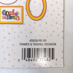 Lot of 2 1999 Memories Forever Frames And Tags Pastel & All Occasion