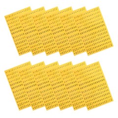 20 Sheets Socket Wrench Tags Adhesive Size Label Peel and Stick Labels