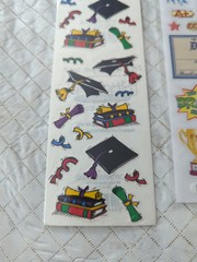 2 Brand New Packages Graduation Scrapbook Stickers, Frances Meyer, Dimensions