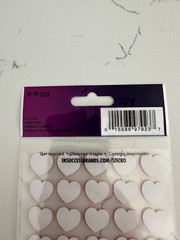 Sticko Autocollant Dimensional 50 PC Red/Pink Love Hearts w/Gems Scrapbooking