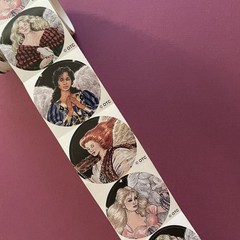 Vtg OTC Oriental Trading Company Sticker Roll- Christmas Angels Heavenly